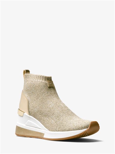 michael kors skyler sock sneaker|skyler stretch knit sock sneaker.